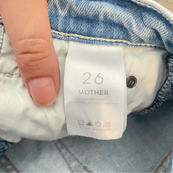 Mother Superior DYI Shorts Really Intoxicated Wash Raw Hem Denim Shorts 26 - Picture 5 of 6